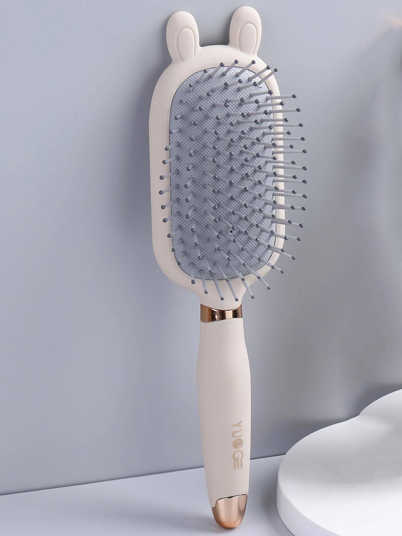 Lược massage hoạt hình, Quay lại trường học, Vật dụng cần thiết cho kỳ nghỉ du lịch, Phụ kiện tóc cho phụ nữ - Màu be - Xem 1