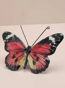 1pc Butterfly Design Decoration Craft, Iron Butterfly Hanging Decoration,, For Home Decor - Multicolor - View 4