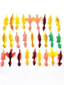 10 cái Đồ chơi Bóp tiệc thiết kế khủng long hoạt hình - Nhiều màu - Xem 11