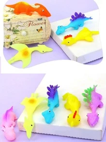 10 cái Đồ chơi Bóp tiệc thiết kế khủng long hoạt hình - Nhiều màu - Xem 4