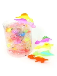 10 cái Đồ chơi Bóp tiệc thiết kế khủng long hoạt hình - Nhiều màu - Xem 8