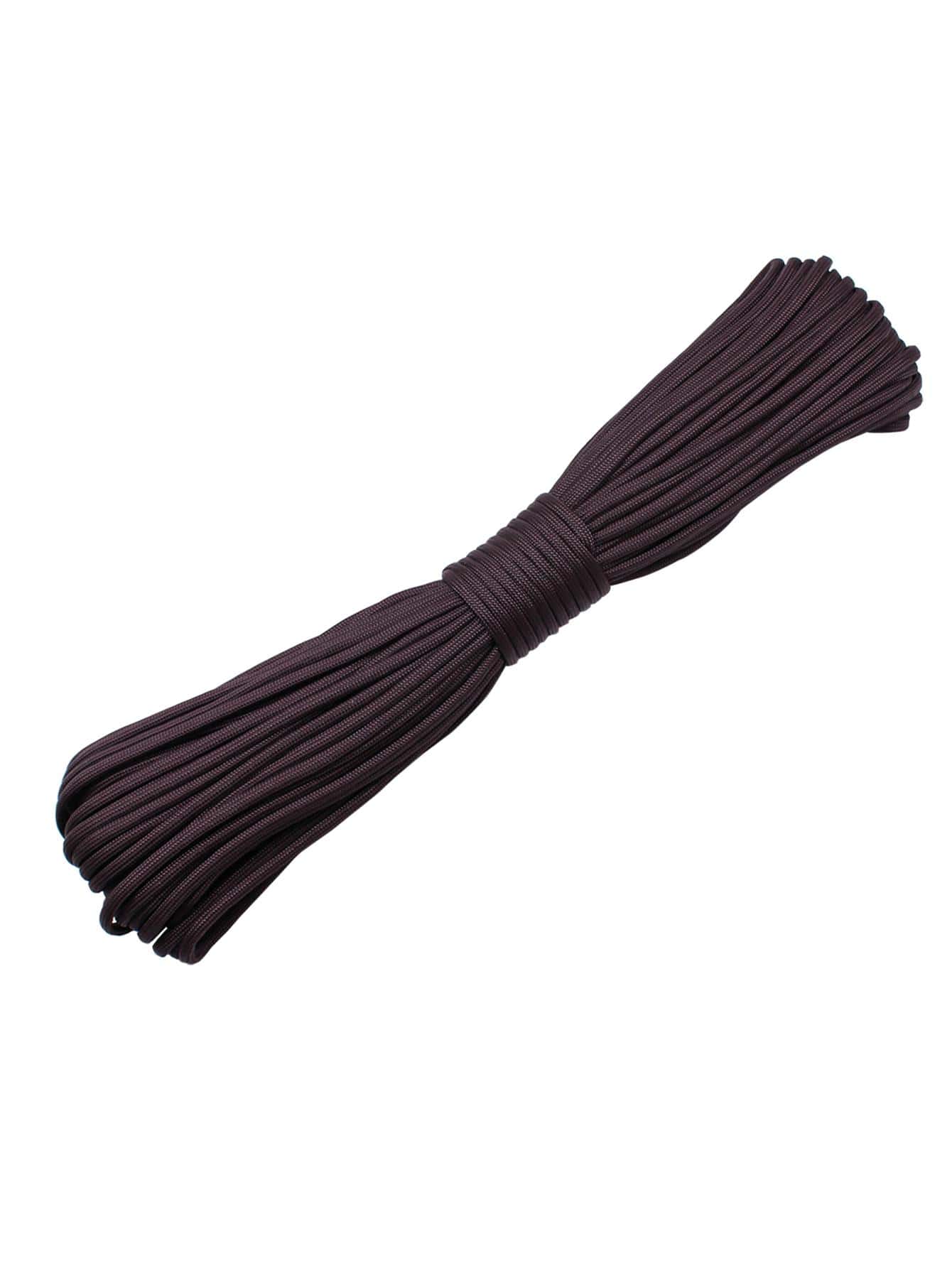 100 Feet Parachute Cord Outdoor Survival Rope Umbrella Rope - Coffee Brown - View 1