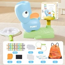 Outdoor Toys for Kids Ages 4-8: Elephant Butterfly Catching Game - Toddler Chasing Toy 3 4 5 6 7 Year Old Boys Girl Flying Spinner Toy Disc Rocket Launcher Kid Age 8-12 Gifts Fun Family Outside Games - Blue - View 4