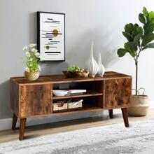 Rustic Brown TV Stand for Televisions - Brown - View 3