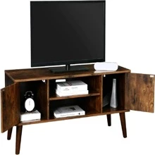 Rustic Brown TV Stand for Televisions - Brown - View 4