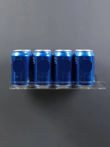 1入組11.8英寸透明掛壁式廚房收納架 - 無色 - 查看 5