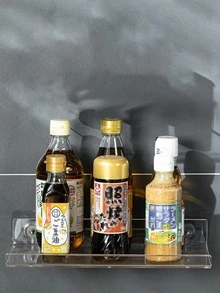 1入組11.8英寸透明掛壁式廚房收納架 - 無色 - 查看 8