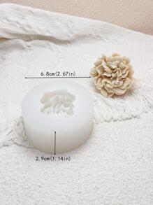 1 Hoa Thiết Kế Tự Làm Khuôn Silicon, Sáng Tạo Hình Hoa Khuôn Silicon Cho DIY - trắng - Xem 2