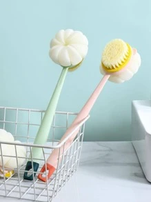 1入組隨機色長柄浴刷 - 彩色 - 查看 2