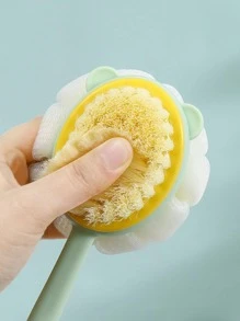 1入組隨機色長柄浴刷 - 彩色 - 查看 4