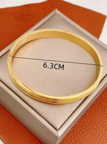 Bracelet jonc texturé minimaliste