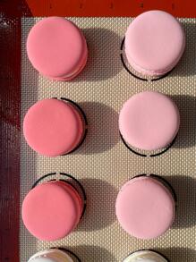 Cippes 1入組組帶刻度矽膠烘焙墊，可重複使用的不粘耐熱烤箱烤盤墊，Macron Cookie 披薩蛋糕麵包糕點廚房工具，16.53 英寸 x 11.61 英寸