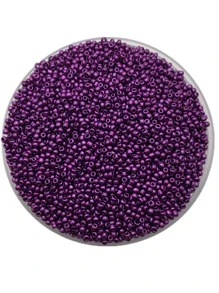 1 pieza Accesorio de joya DIY púrpura cuenta - Morado - Ver 1