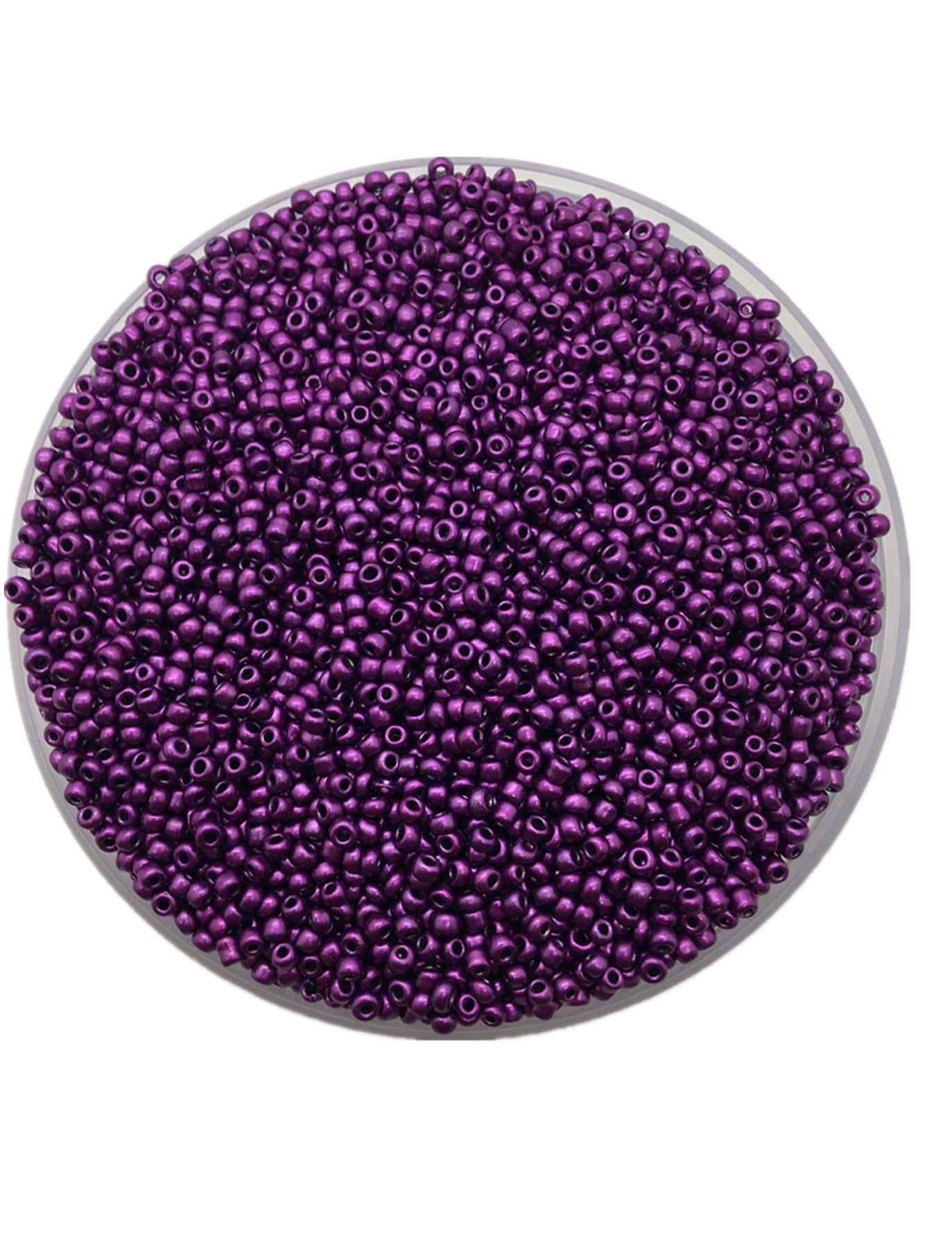 1 pieza Accesorio de joya DIY púrpura cuenta - Morado - Ver 1