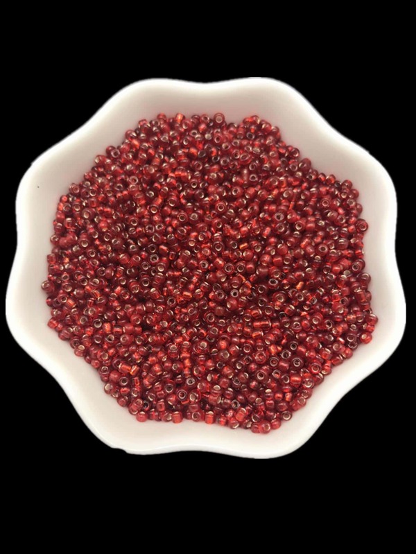 1pack Red Glass Bead DIY Jewelry Accessory