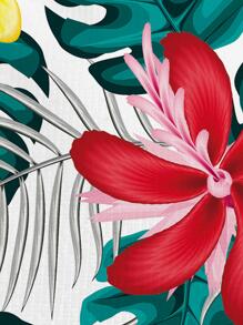 1 vỏ đệm in hình nhiệt đới không có chất độn - Nhiều màu - Xem 5