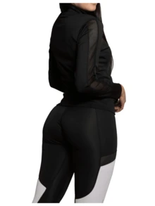 Pants Conjunto Deportivo Dama Mujer Licrafitness Hpc Polo 05 - Negro - Ver 4