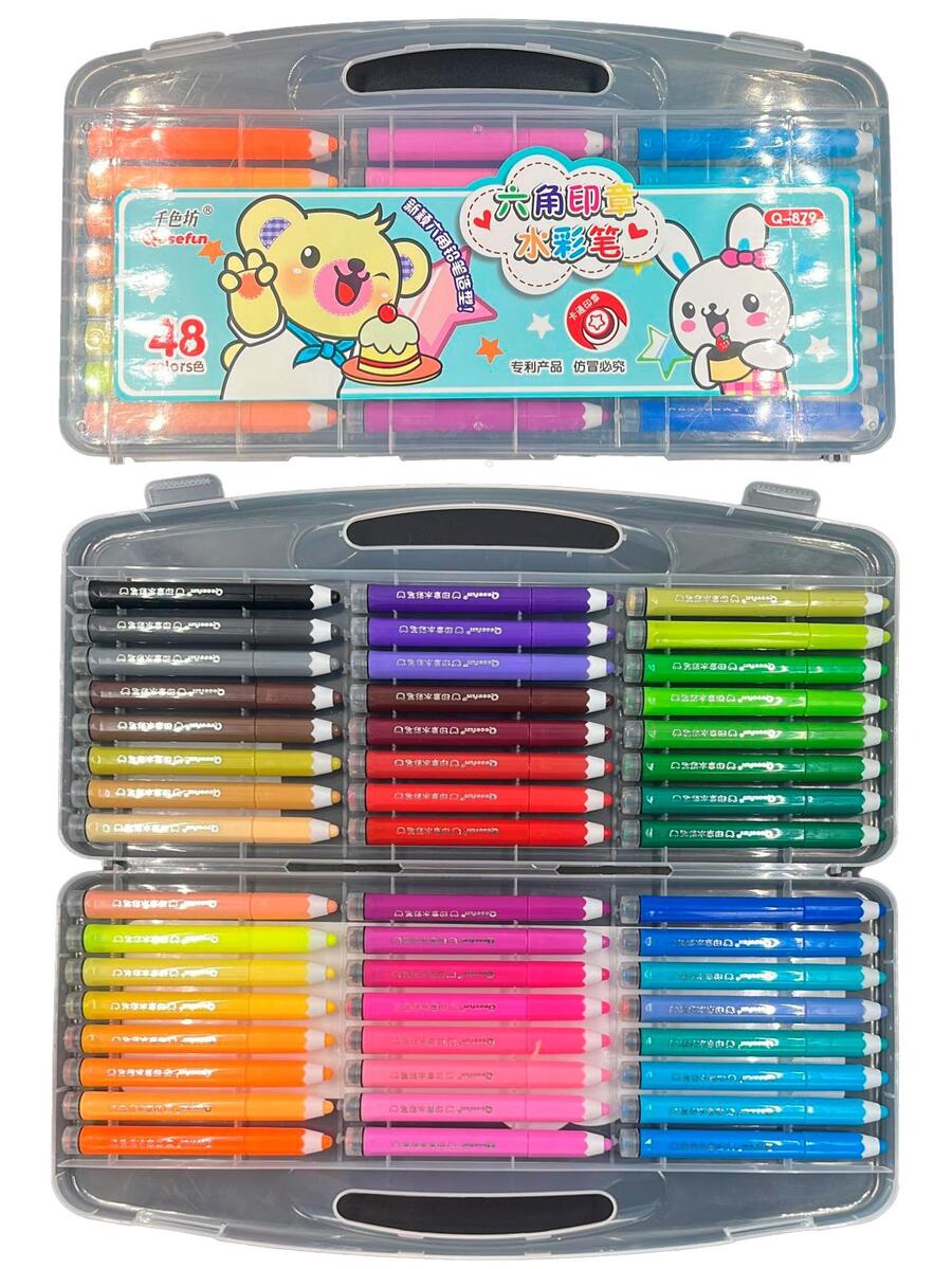 Set de Plumones de Forma de Crayola de 48 piezas, con Sello incluido - Multicolor - Ver 1