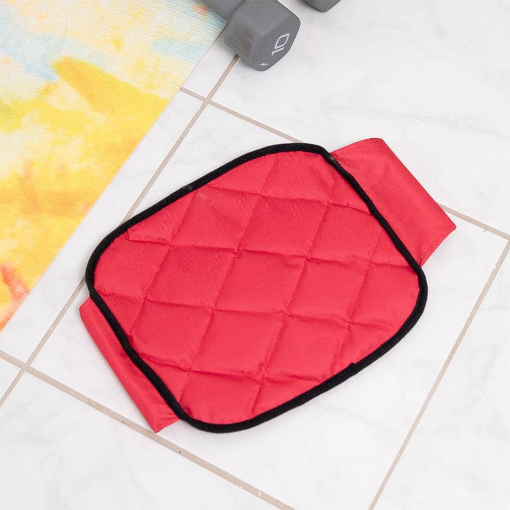 Hot/Cold Back Therapy Wrap -  Quilted - Red - View 1
