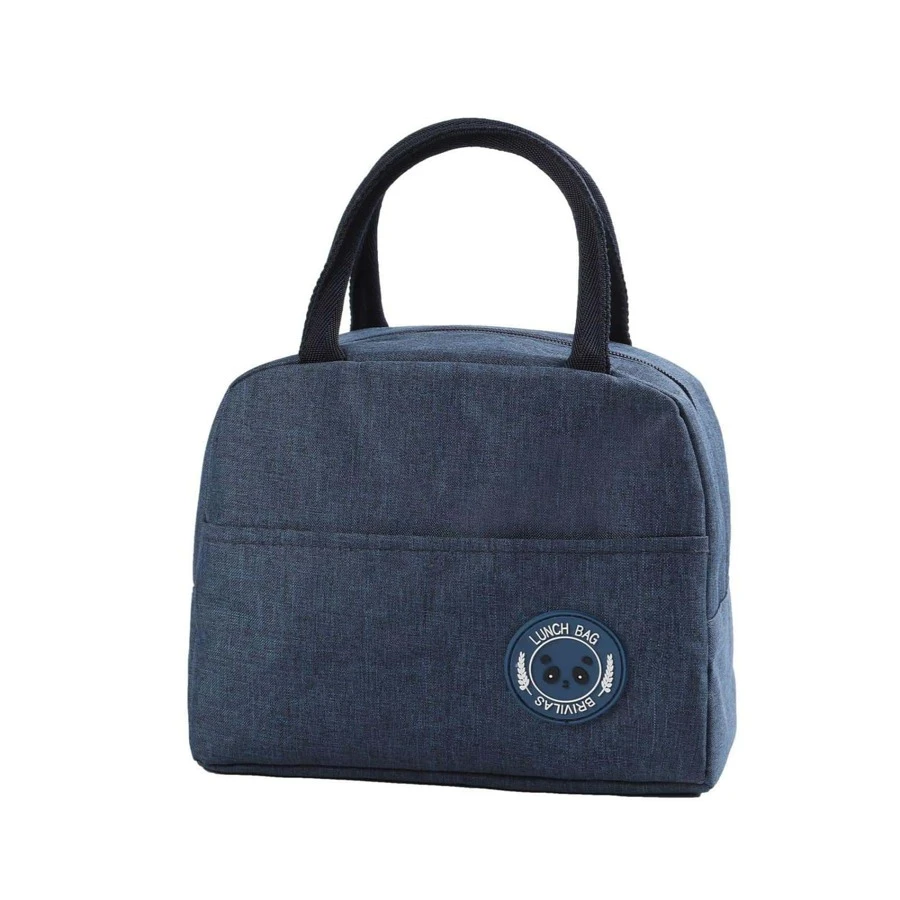 YUQING.FC Lonchera Térmica Bolsa Lunch Aislamiento Frío Y Calor - Azul - Ver 1