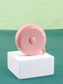 1pc 1.5M/78.74inch Straight Ruler Office Waist Measurement Tape Measure Portable Telescopic Children's Height Measuring Tool Sewing And Tailoring Ruler - Pink - View 2