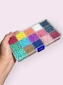 +4,500 pz Kit cuentas de colores chaquiron - Multicolor - Ver 2