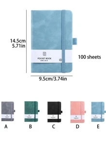 1 pieza Cuaderno portátil creativo multipropósito para escuela alumno - Multicolor - Ver 11