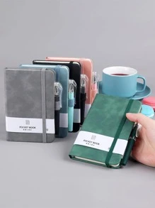 1 pieza Cuaderno portátil creativo multipropósito para escuela alumno - Multicolor - Ver 8