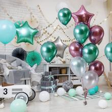 20 Pcs 10 Inch Metallic Assorted Colors Balloons Shiny Thicken Chrome Balloons Perfect Decoration For Wedding Birthday Graduation Halloween Thanksgiving Christmas New Year Carnival, Christmas - Green - View 2