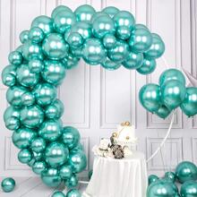 20 Pcs 10 Inch Metallic Assorted Colors Balloons Shiny Thicken Chrome Balloons Perfect Decoration For Wedding Birthday Graduation Halloween Thanksgiving Christmas New Year Carnival, Christmas - Green - View 4