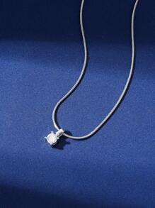 Hihho Collar con colgante zirconia cúbica - Plateado - Ver 4