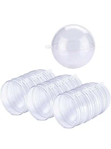 5入組裝飾球 - 無色 - 查看 6