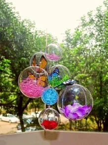 5入組裝飾球 - 無色 - 查看 8