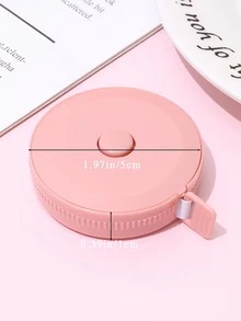 1入組雙面,1.5m塑膠卷尺,迷你可伸縮柔軟的卷尺適用於英寸和