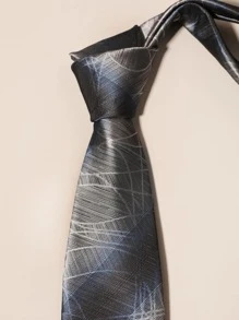 Men Abstract Pattern Casual Tie For Daily Life - Multicolor - View 2