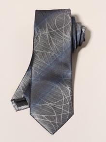 Men Abstract Pattern Casual Tie For Daily Life - Multicolor - View 1