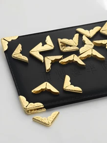 multibey 10入組/套素色書角落創意便攜裝飾書角落套適用於書保護 - 彩色 - 查看 3