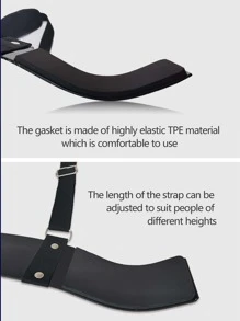 Brazalete para bíceps y tríceps para hombres, brazalete de bíceps para culturismo y fortalecimiento muscular - Negro - Ver 6