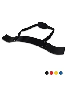 Brazalete para bíceps y tríceps para hombres, brazalete de bíceps para culturismo y fortalecimiento muscular - Negro - Ver 4