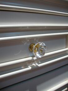 10 Cái/bộ PMMA Tủ Núm Tối Giản Giả Pha Lê Thiết Kế Tay Nắm Cửa Tủ Cho Hộ Gia Đình - Vàng - Xem 8