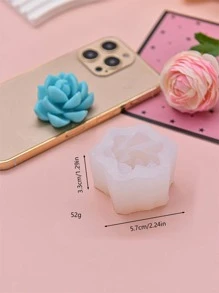 6 Cái/bộ Khuôn Silicon, Khuôn Silicon Hình Mọng Nước Hiện Đại Cho Thủ Công DIY - trắng - Xem 5