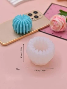 6 Cái/bộ Khuôn Silicon, Khuôn Silicon Hình Mọng Nước Hiện Đại Cho Thủ Công DIY - trắng - Xem 8