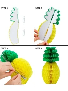 1 Quả Dứa Thiết Kế Tổ Ong Bóng, Khăn Giấy Hiện Đại Giấy Bóng Trang Trí Cho Bữa Tiệc - Nhiều màu - Xem 8