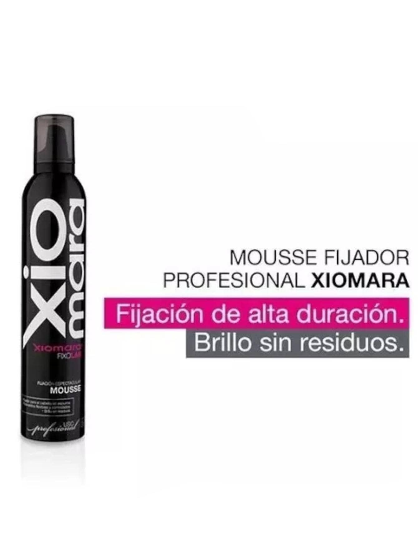 GENESIS COSMETICS Mouse Fijador Xiomara Fixo Lan Extra Firme Para Cabello 350 Gr - Blanco - Ver 1