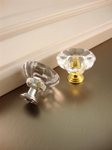 6pcs Flower Design Clear Drawer Knob - Clear - View 8