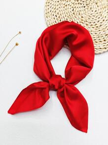 1 pieza Pañuelo cuadrado de mujer de gasa de seda de 70*70 cm para uso diario, pañuelo, diadema, banda para la cabeza, ideal para realzar tu apariencia en Navidad