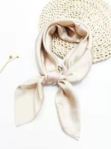 1 pieza Pañuelo cuadrado de mujer de seda de gasa de 70*70 cm para uso diario, pañuelo, cinta para el cabello, diadema ideal para adornar tu look en invierno y otoño