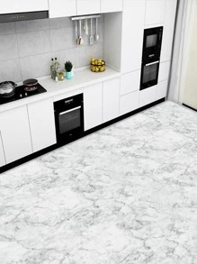 10pcs/20pcs Marble Pattern Ceramic Tile Stickers, Stickers, Wall Decal, Vinyl Decal For Home Decorations, Spring Decoration Items Refresh Your Home, Rama Decoration Stickers