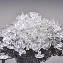 50 قطعة / طقم الموضة سيليكون مبسط DIY اقراط خلف سدادات أذن للنساء الى صنع المجوهرات