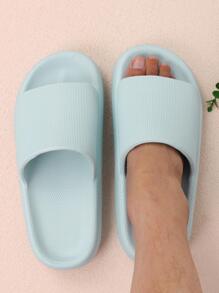 Dép nam, Dép quai hậu đơn giản - Màu xanh nhạt - Xem 3